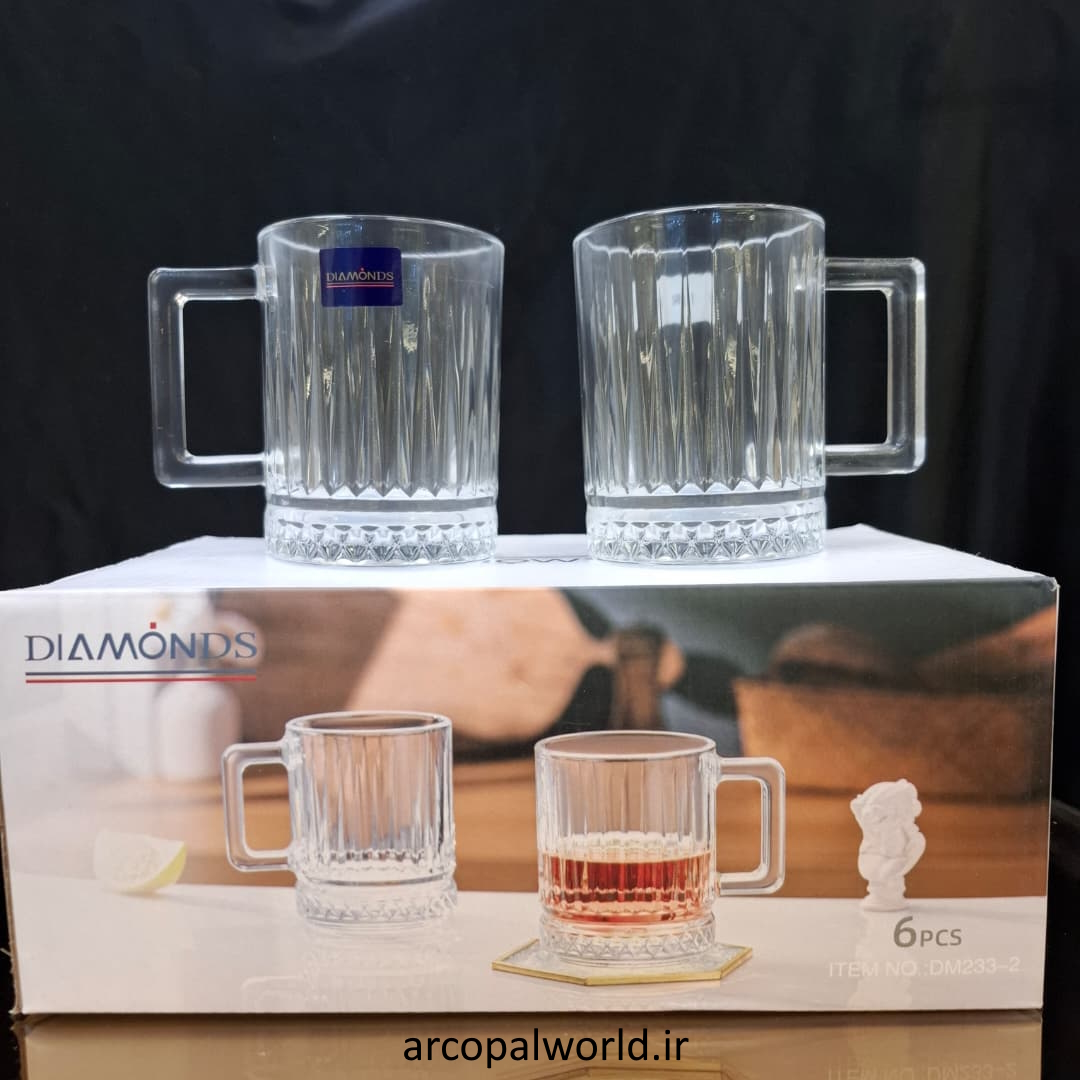 نیم لیوان متوسط دسته دار الیسا کد 223/2